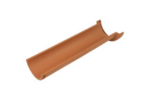 Hepworth Clay Socketed Channel Pipe 100mm Length 0.3m - CP1/1