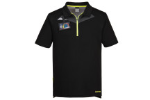 Portwest Polo Shirt Short Sleeve Black DX410 M