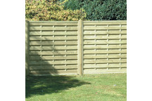 Square Horizontal Fence Panel 180cm x 180cm (Catalogue Product)