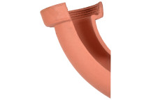 Hepworth Clay L/H 3/4 Section Branch Channel Bend 70° 150mm - CX2DL