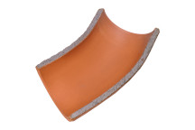 Hepworth Clay Plain Ended Channel Bend 30° 300mm - VCB3/4
