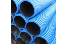 Ridgiduct 300mm x 6m Plain Ended Blue Water Duct