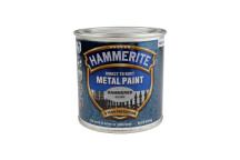 Hammerite Metal Paint Hammered Finish Silver 250ml