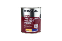 Ronseal Trade Crystal Clear External Varnish Satin 750ml