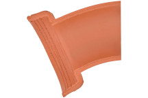Hepworth Clay L/H 1/2 Section Branch Channel Bend 90° 150mm - CX2/5L