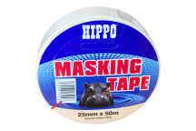 Hippo GP Masking Tape 25mm x 50Mtr