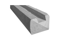 Slotted Concrete End Post 125x100x2665mm (8\'9\")