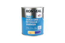 Ronseal Trade Quick Dry Interior Satin Varnish Clear 750ml
