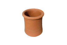 Chimney Pot Roll Top Pot Red No.1 300mm