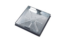 450x450 Galv Cover & Frame Recessed For Block Paving 5T 450SR