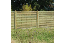 Slatted Fence Panel 150cm x 180cm (Catalogue Product)