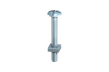 Roofing Bolts & Nuts  M6 x 25mm BZP (Bag 10)