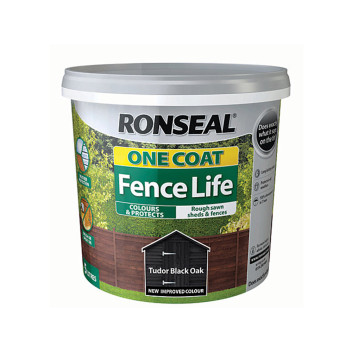 Ronseal Fence Life OC Tudor Black Oak 5Ltr