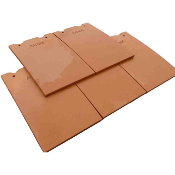 Red Clay Plain Tile Nibbed Best 265 x 165mm