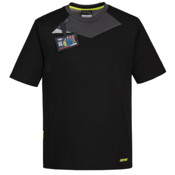 Portwest T-Shirt Short Sleeve Black DX411 L