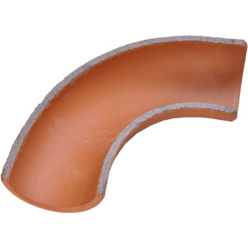 Hepworth Clay Plain Ended Channel Bend 90° 225mm - VCB1/3