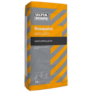 UltraScape Flowpoint Smooth Rapid Set Grout Charcoal 25Kg Bag