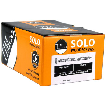 Solo Woodscrew PZ2 Countersunk -ZYP 4.0x50 (Box 200)