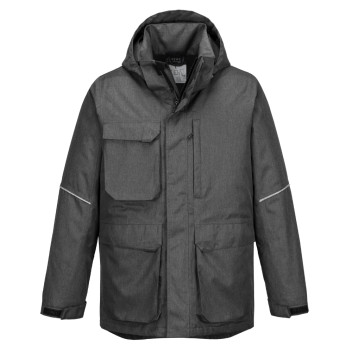 Portwest Parka Jacket Grey Marl KX360 S