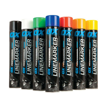 Ox Line Marker Spray 750ml Blue