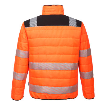 Portwest Hi-Vis Baffle Jacket Orange/Black PW371 XL