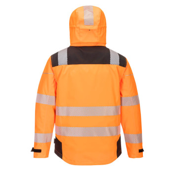 Portwest Hi-Vis Extreme Rain Jacket Orange/Black PW360-PW3 L
