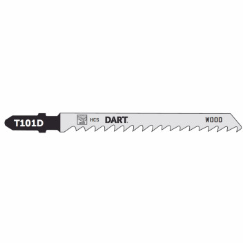 DART T101D Wood Cutting Jigsaw Blade - Pk 5