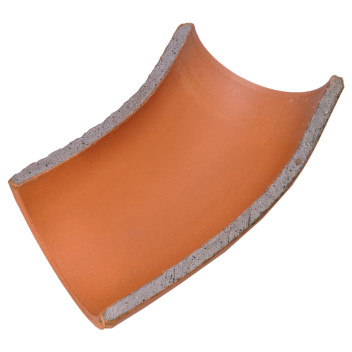 Hepworth Clay Plain Ended Channel Bend 30° 225mm - VCB3/3