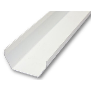 Rainwater Square Section Gutter White 4.0M RS201