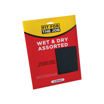 Assorted Wet & Dry 5 Sheet FFJAWD5A