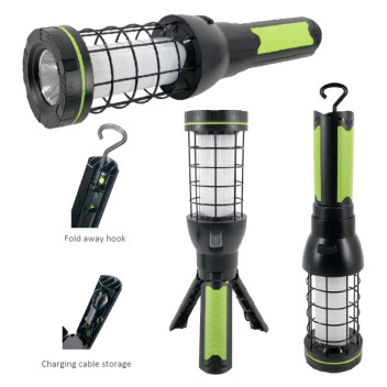 Luceco Olympia Tripod 360Deg Rechargeable LED Worklight