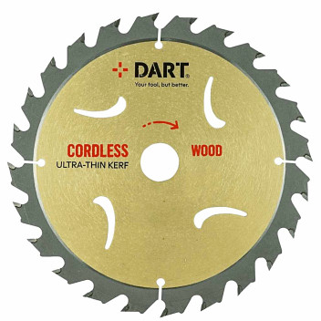DART Gold ATB Thin Kerf Wood Saw Blade 165Dmm x 20B x 40Z