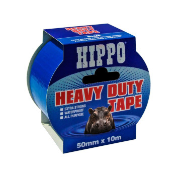 Hippo Heavy Duty Tape Blue 50mm x 10mtr