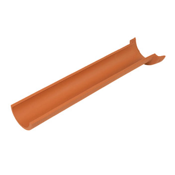 Hepworth Clay Socketed Channel Pipe 225mm Length 1m - CP3/3