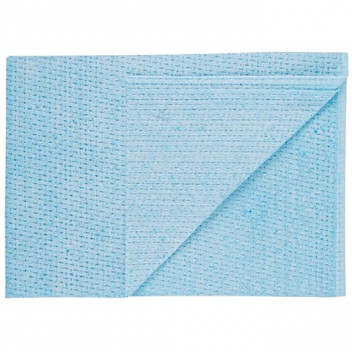 Velette Cleaning Cloth 50cm x 35cm Blue (Pack 25)