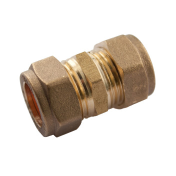 Compression Straight Connector 15mm (Pack 2)  PF201