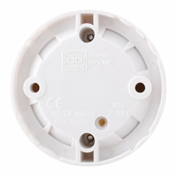 BG 6A 1W Ceiling Pullcord Switch 801-01