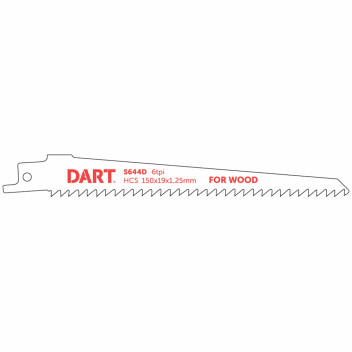 DART S644D Wood Cutting Reciprocating Blade Pk 5