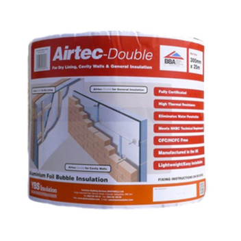 Airtec Double 300mm x 25M Foil Insulation
