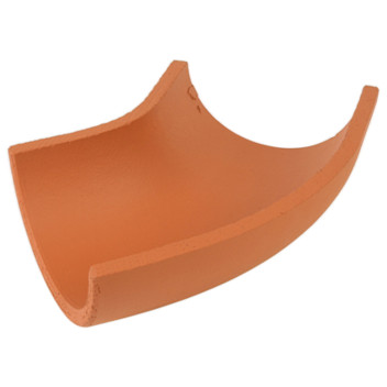 Hepworth Clay Plain Ended Channel Bend 45° 300mm - VCB2/4