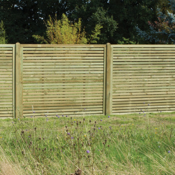 Slatted Fence Panel 150cm x 180cm (Catalogue Product)