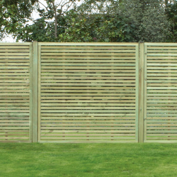 Slatted Fence Panel 180cm x 180cm (Catalogue Product)
