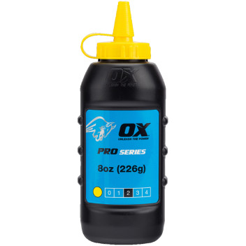 Ox Professional Chalk Powder 8oz/226g Yellow