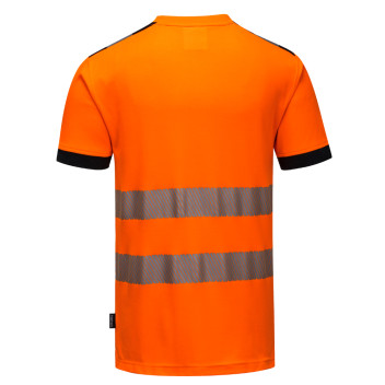 Portwest Hi-Vis T-Shirt Short Sleeve Orange/Black T181 L