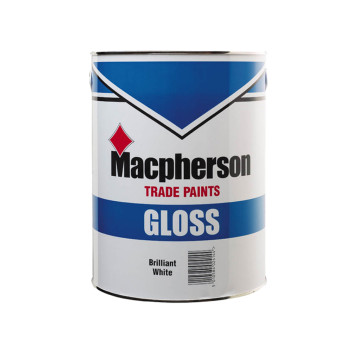 Macpherson Trade Gloss Brilliant White 1Ltr