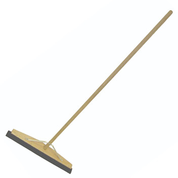 Wooden Squeegee with Stayed Rubber Blade 600mm